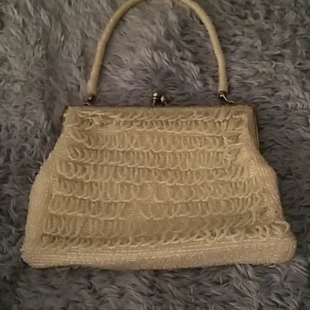 1950s Vintage beaded cocktail bag